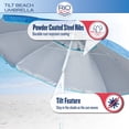 thumbnail image 3 of Parasol de plage de 1,83 m (6 pi) avec ancrage de plage intégré Rio Beach, 3 of 5