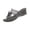 Black, variant on Jelly Shoes for Women Wedge Slide Sandals Butterfly Decor 5.5cm Heel Open Toe Comfortable Slip On Shoes for Summer Beach Casual Wear