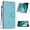 Blue, variant on for Samsung Galaxy A24 4G Wallet Case for Women Girls, Crocodile Pattern PU Leather Flip Phone Cover with Card Holder, Kickstand, Magnetic Clasp Flip Case for Samsung Galaxy A24 4G, Blue