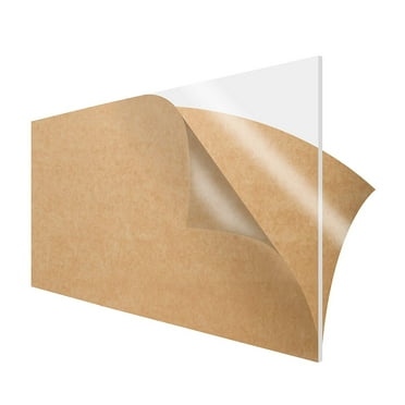 SimbaLux Acrylic Sheet Clear 12 x 24 Long Panel 1/8 Thick 3mm Plexiglass Board, Easy to Cut