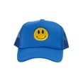 thumbnail image 2 of Top Headwear Youth Unisex Kids Snapback Smile Trucker Cap, Royal, 2 of 4