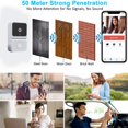 thumbnail image 2 of Video Doorbell Wireless Camera  Battery Powered with Chime  Motion Detection Two-Way Audio  App Operation, 2 of 8