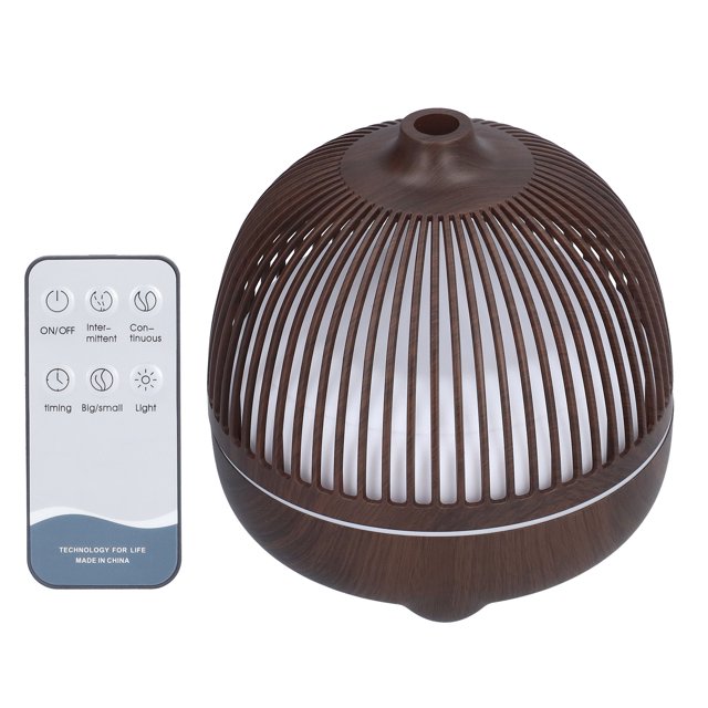 Humidificador de niebla Jadeshay aire doméstico 500ML Control REMOTO grano de madera profundo
