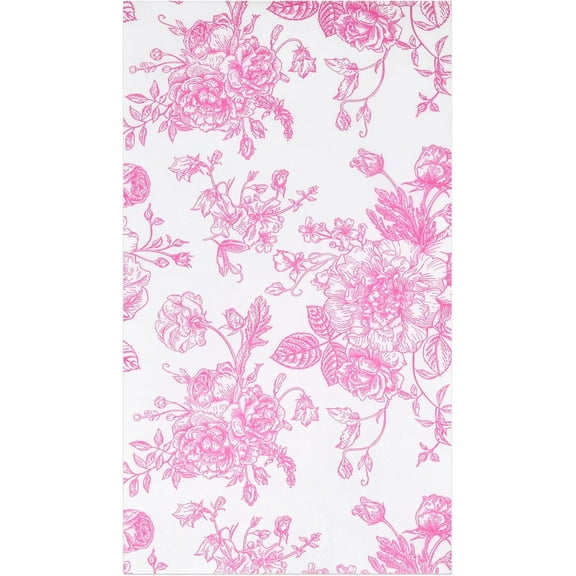 Gift Boutique Pink & White Floral Guest Napkins