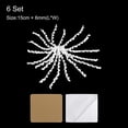 thumbnail image 2 of Large Curly Bows for Gift Wrapping Curling Ribbon with Self Adhesive for Gift Wrap Presents Hair Christmas White, 2 of 7