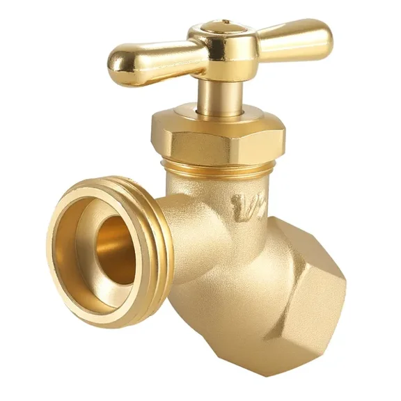 Brass Outdoor Water Faucet 1 2 FIP x 3 4 MHT Hose Bibb Spigot