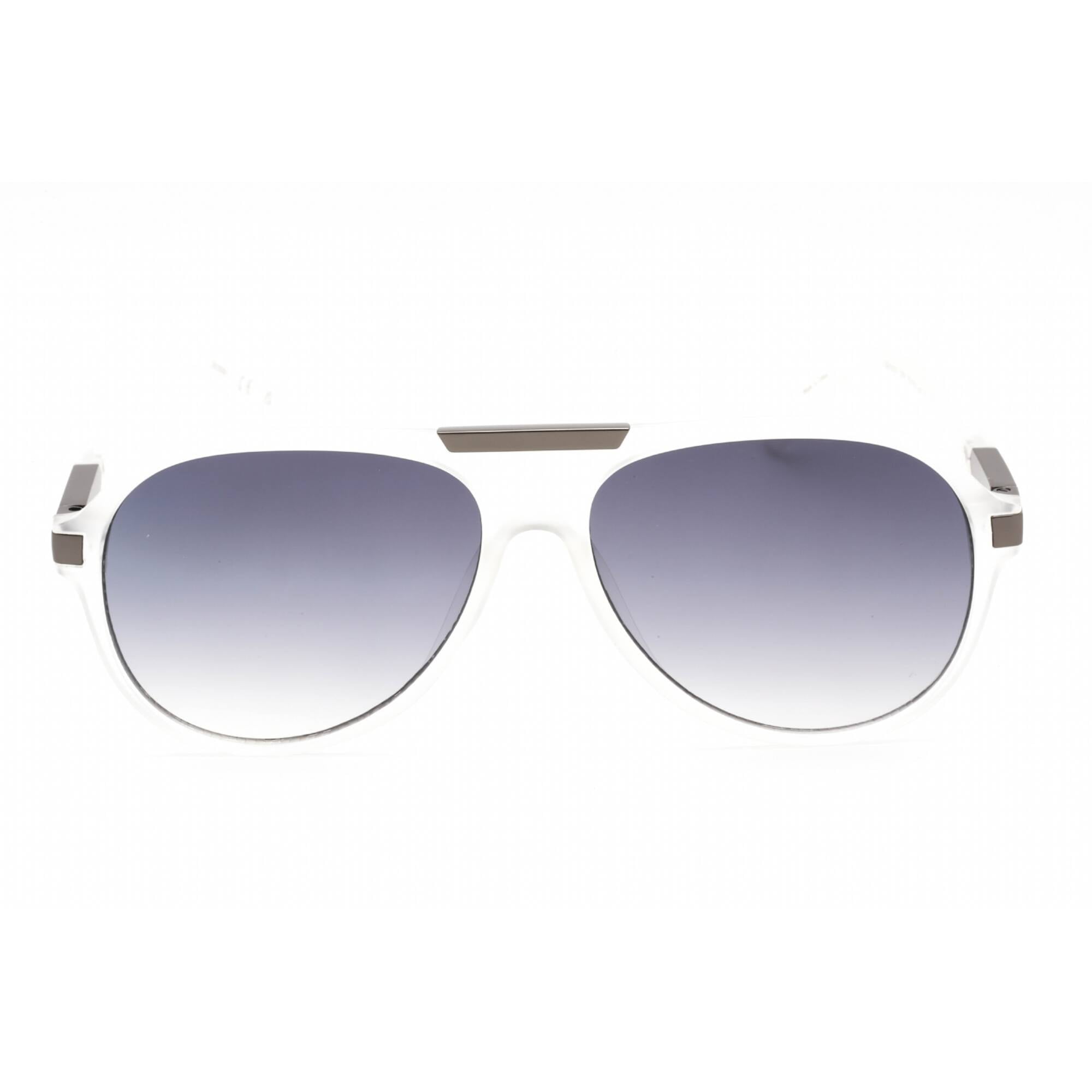 Guess NWOT Clear Frame Sunglasses with Black Case. GF0237 27B 57-14 145 Guess Factory Smoke Gradient Pilot Men main image 4