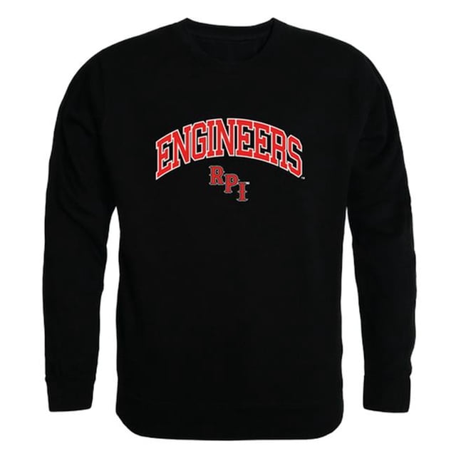 W Republic 541-367-BLK-04 Rensselaer Polytechnic Institute Sweat-Shirt Ras du Cou pour Hommes Campus Noir - Extra Large