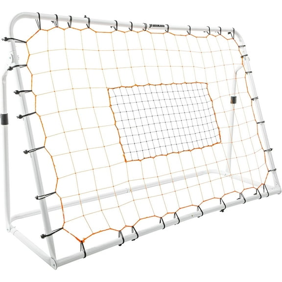 Soccer Rebounder - Tournament Steel Rebounding Net - Perfect for Backyard Practice and Training - 12' x 6' & 6' x 4'