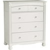 Disney Princess - 4-Drawer Dresser, White