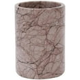 thumbnail image 2 of Radicaln Marinara Marble Stationary Holder 4\" – Pen Stand for Desk, Decorative Pencil Cup, Makeup Brush Organizer, School Supplies Storage, Office Décor, 2 of 4