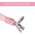 thumbnail image 4 of 2pcs Adjustable Faux Leather Thigh Garter, Elastic Punk Heart-Shape Thigh Garter with Anti-Slip Clips, Pink, 4 of 6