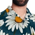 thumbnail image 5 of Daisy Men's Short Sleeve Button Down Hawaiian Beach Printed Casual Shirts, 5 of 6