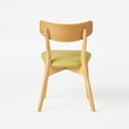 thumbnail image 6 of Danae Mid Century Modern Fabric Dining Chairs with Rubberwood Frame, Set of 2, Green Tea and Natural Oak, 6 of 9