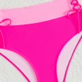 thumbnail image 4 of Gibobby Conjunto de Bikini Nuevo Traje de baño para mujer, estilo europeo y americano, Bikini Sexy, traje de baño, Bikini de cintura alta(Rosa,G), 4 of 5