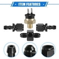 thumbnail image 4 of Unique Bargains Coolant Hose Thermostat Switch Kit 4AN 180'F on - 165'F Off Universal for Car Truck, 4 of 6