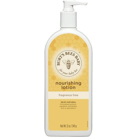 Burt's Bees Baby Bee Nourishing Lotion Fragrance Free 12oz (2 Pack)