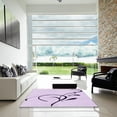 thumbnail image 6 of Ahgly Company Indoor Rectangle Patterned Orchid Purple Area Rugs, 5' x 8', 6 of 6