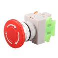 thumbnail image 1 of Seitruly Tapa de hongo rojo Interruptor de botón de parada de emergencia AC 10A Equipo de interruptor Elevador Enganche Autobloqueo Type3, 1 of 6