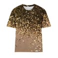 thumbnail image 4 of Taqqpue Sparkling Crystal T-Shirts for Women Fashion Glitter Print Short Sleeve Tee Tops Dressy Crewneck Blouses Spring Tunic Shirts, 4 of 4