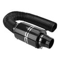 thumbnail image 2 of Car Universal Carbon Fiber High Flow Cold Air Filter System Intake Induction Pipe Hose Kit, 2 of 15