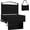 With Pocket-black, variant on Stadium Seats with Back Support and Cushion Thick Padded Bleacher Chairs with Shoulder Strap, Portable Folding Stadium Seat Chair for Bleachers Includes Cup Holder and Side Pocket, Gray