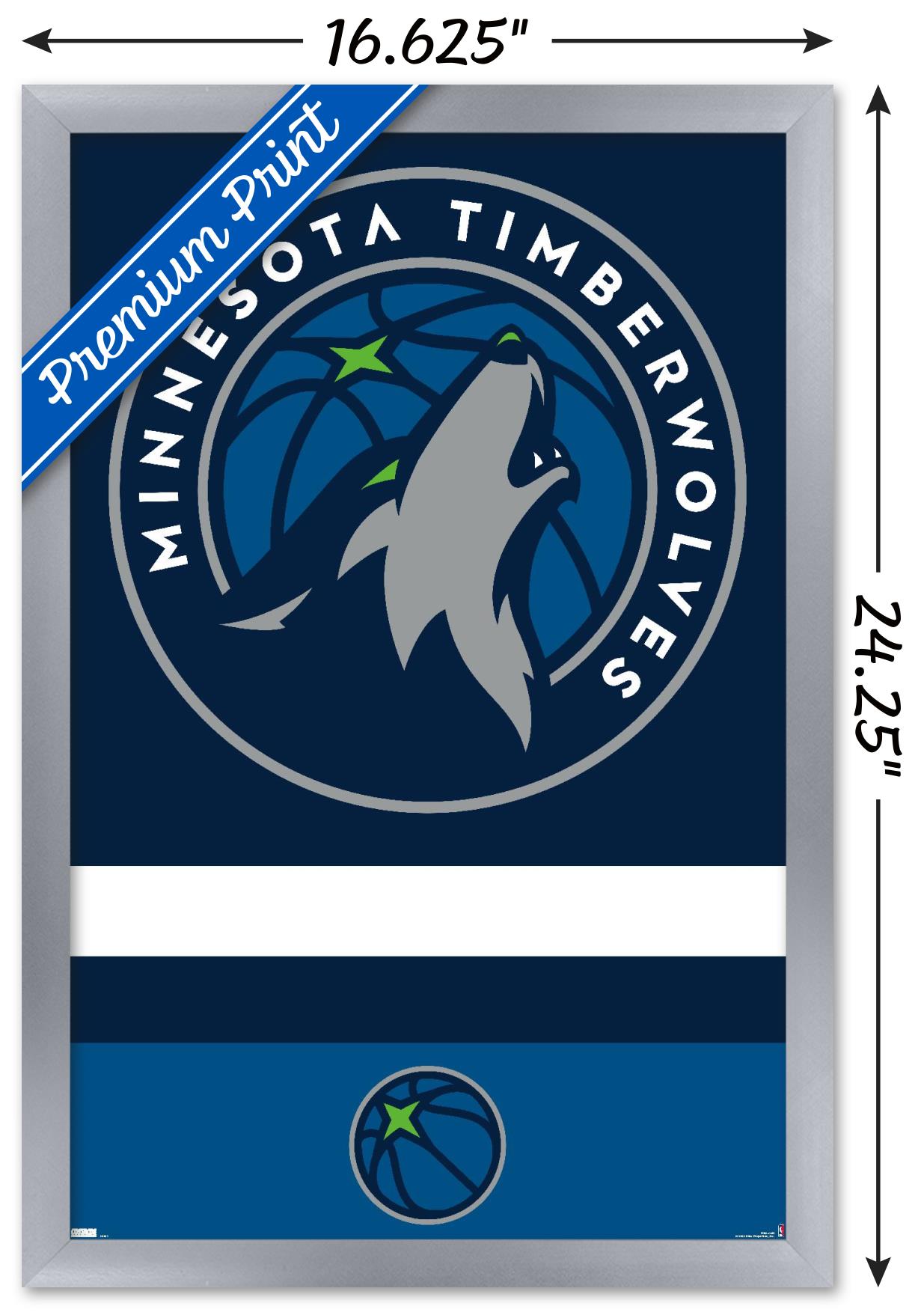NBA Minnesota Timberwolves - Logo 20 Wall Poster, 14.725" x 22.375", Framed - image 3 of 5