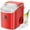RED, variant on LHRIVER 35lbs Countertop Ice Maker, Crushed Nugget Ice Type with Scoop, Cubes Ready in 10 Mins, Black