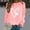 Pink, variant on Up To 50% Off Graphic Sweatshirts for Women Women's Fashionable Round Neck Casual Floral Print Long Sleeve Top Sweatshirt