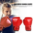 thumbnail image 5 of 2 Pcs Gants d'Entraînement de Boxe en Cuir pour Enfants (Blanc), 5 of 5