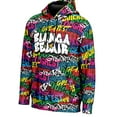 thumbnail image 2 of Men's ProSphere Black Bianca Belair Graffiti Pullover Hoodie, 2 of 3
