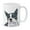 Boston Terrier Blue and White Dog, variant on WIRESTER 11 Oz Ceramic Tea Cup Coffee Mug, Animal Full Black Tan Pembroke Welsh Corgi Dog