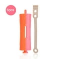 thumbnail image 1 of 8 Sizes Perm Rod Wave Rod Hair Rollers Hair Salon Home Hair Clip With Rubber Band, 1 of 8