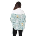 thumbnail image 4 of FORMRS Womens Scarf Winter Soft Long Big Warm Shawls Wrap Tassel Scarves, Floral Easter, 4 of 9