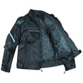 thumbnail image 3 of AirTrek Men Mesh Motorcycle Touring Waterproof Rain Armor Biker Jacket  Black S, 3 of 6