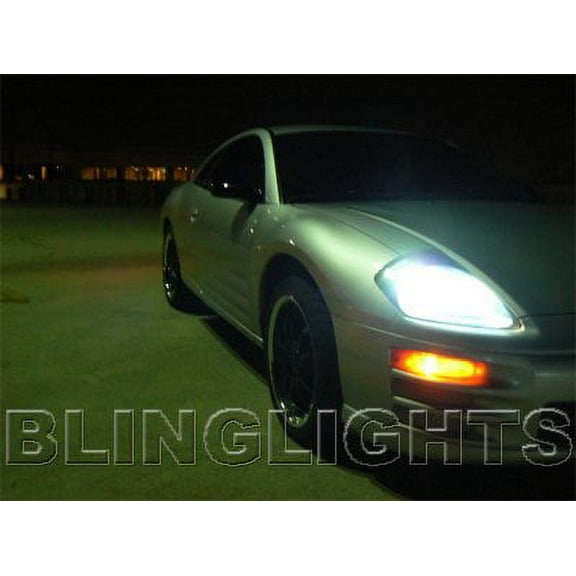 For 2000 2001 2002 Mitsubishi Eclipse Bright Light Bulbs for Headlamps Headlights Head Lamps Lights