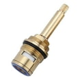 thumbnail image 4 of veasfak Brass Ceramic Stem Disc Thread G3/4 Inch Wear Resistant Quarter Turn 20 Faucet Blue Anti Clockwise, 4 of 9