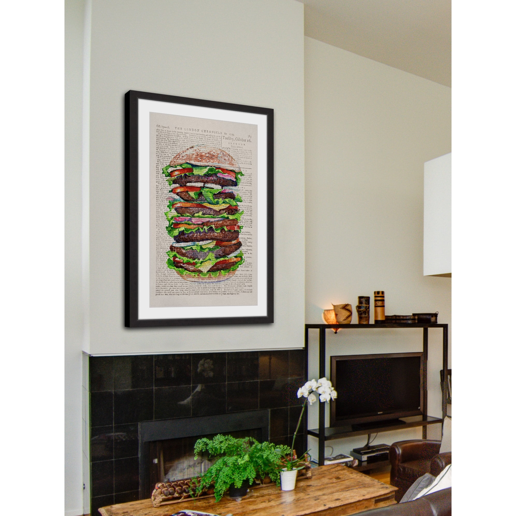 "I Dare You - Eat Me" Framed Painting Print