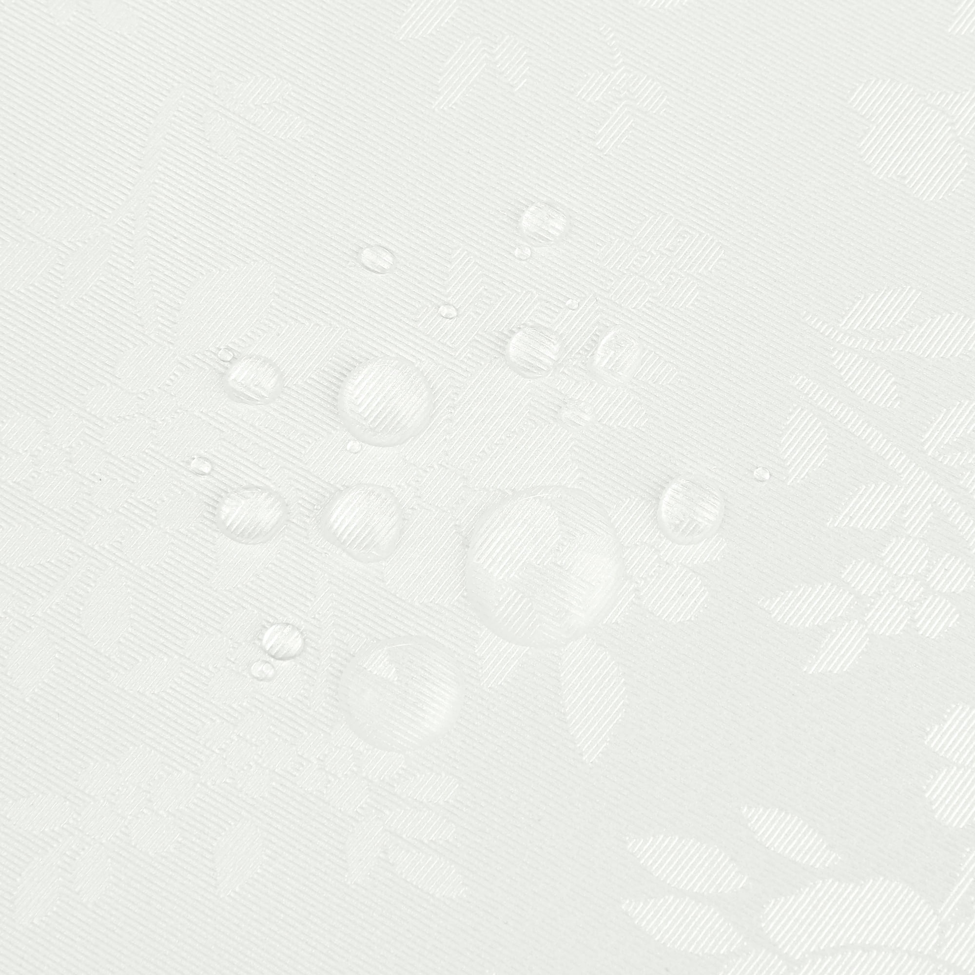 Unique Bargains Waterproof Vinyl Tablecloth, Wrinkle-Resistant Washable Table Cover Beige 55x79inch