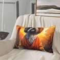 thumbnail image 5 of Lsque Cartoon Puppy Sunset Pattern Pillow Case – Soft & Cozy Throw Pillow Cover, Hypoallergenic Cushion Case for Sleeping Women with Envelope Closure-14"x20", 5 of 6