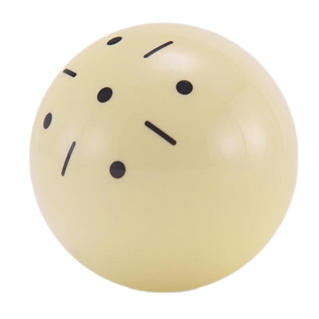 Bola de billar DYNWAVEMX portátil con puntos beige 2 pulgadas 1 pieza accesorios regalos de repuesto para juegos de entrenamiento experto