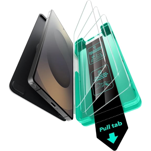 ESR 3-Pack Screen Protector Compatible with Samsung Galaxy S25 Ultra (6.9"), 9H  Hardness HD Tempered Glass with Auto Dust-Elimination Tool, Case Friendly