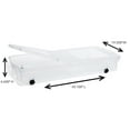 thumbnail image 2 of Rubbermaid 68 Qt Under the Bed Wheeled Storage Container w/ Lid, Clear 2 Pack, 2 of 7