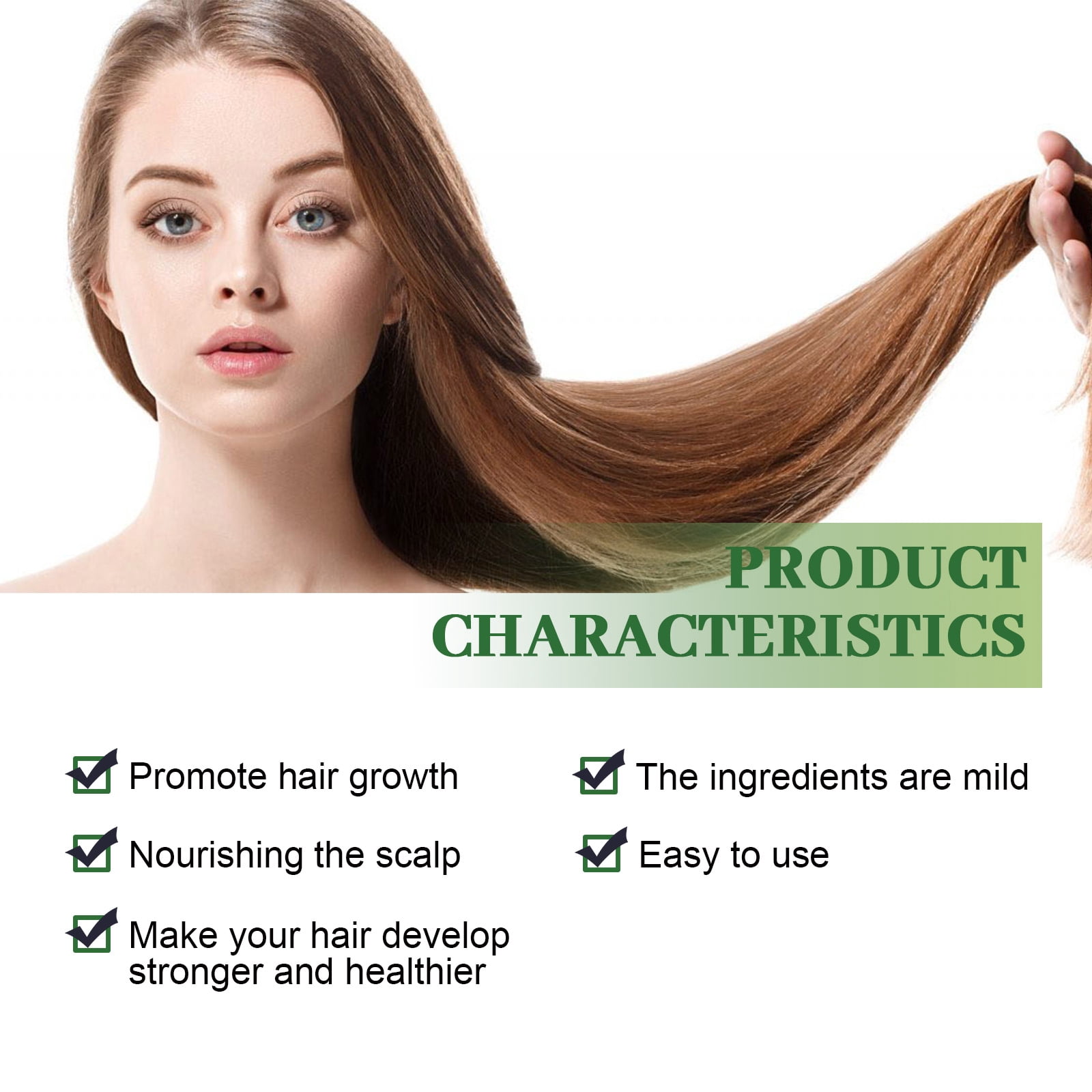 Alvantor Rosemary Mint Scalp & Hair Strengthening Oil with Vitamin E & Peppermint for Dry Damaged Hair, 2fl.oz