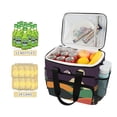thumbnail image 2 of FORMRS Insulated Cooler Bag 24 Cans Capacity Soft Leakproof Lunch Box with Side Pockets, Purple Mountain, 2 of 7