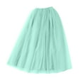 thumbnail image 4 of TAIAOJING Women Fashion Mid Length Tutu Dress Adult Dress Mesh Half Skirt, 4 of 4