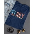 thumbnail image 3 of 4th Of July Vintage Banner T-Shirt Women -Image by Shutterstock, Female Large, 3 of 4