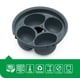 thumbnail image 1 of Herramienta de cocina multifunción, material apto para uso alimentario para un manejo seguro, escalfador de huevos antiadherente para microondas que ofrece una configuración flexible, diseño fácil de, 1 of 5