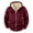 Wine, variant on OGLCCG Men's Sherpa Lined Hoodie Jacket Winter Warm Midweight Zip Up Hooded Sweatshirt Jackets with Pockets Casual Thick Fleece Coats,L,Khaki