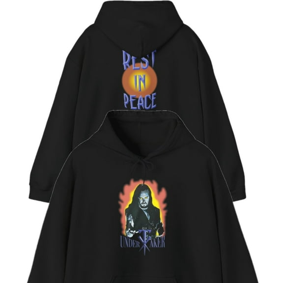 Undertaker Rest In Peace Mens Black Hoody Sweatshirt